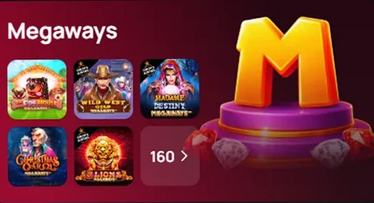Подборка Megaways : 160 игр